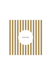 Zusss | Servetten Kusss streep 12.5x12.5cm