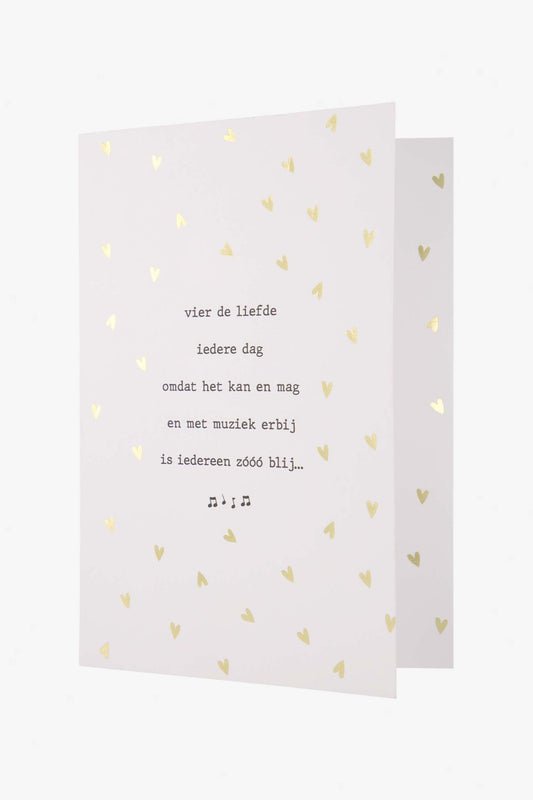 Zusss | Wenskaart muziek vier de liefde