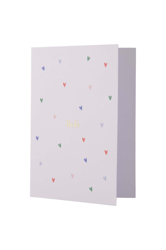Zusss | Wenskaart liefs multicolor