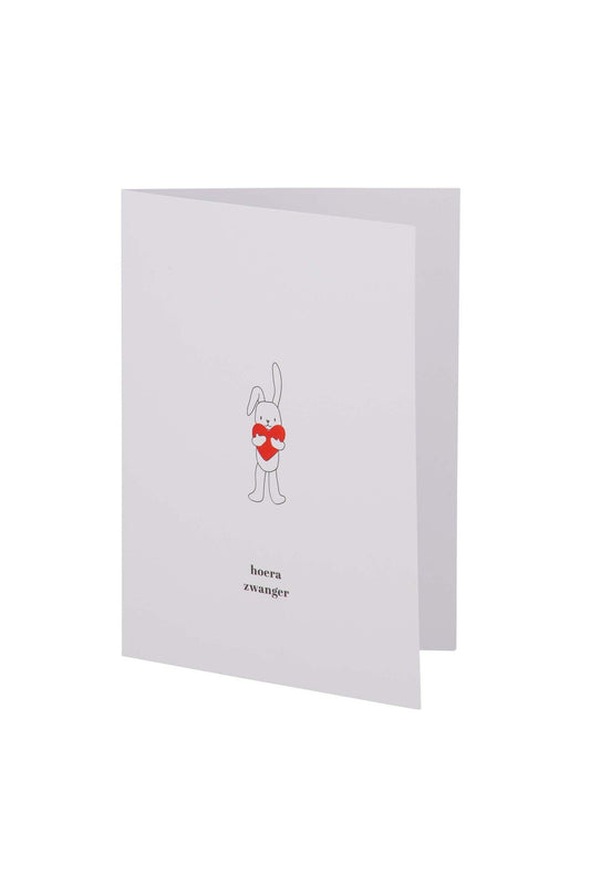 Zusss | Grußkarte Hurra schwanger