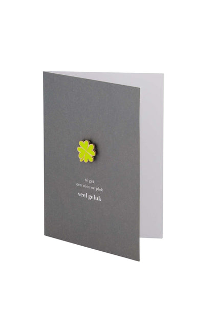 Zusss | Grußkartenmagnet Kleeblatt