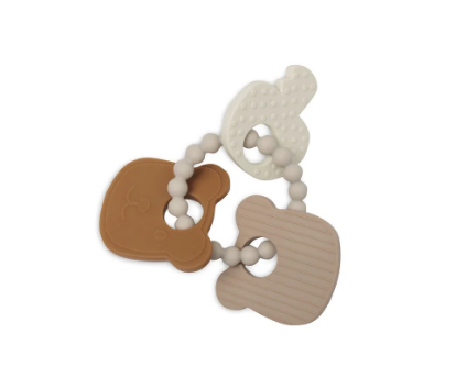 Jollein | Bijtring sleutelbos teddy bear