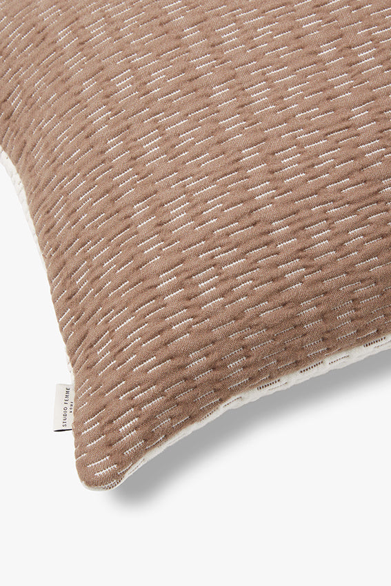 Studio Femme Home Sierkussenhoes Olivia bruin ecru