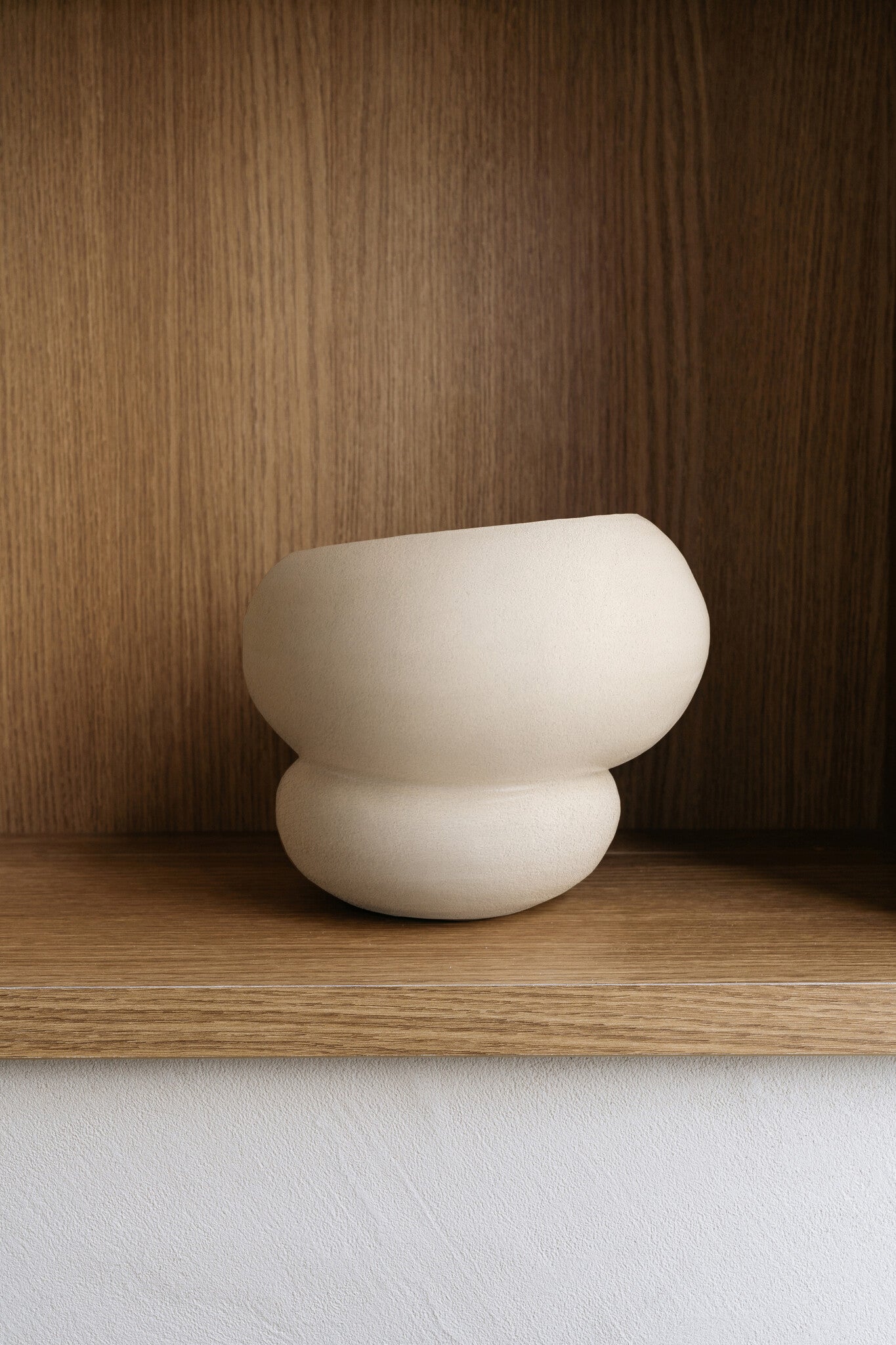 Studio Femme Home Vaas Leya mat ecru 25cm