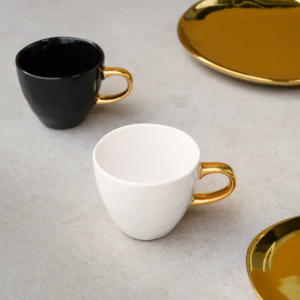 Urban Nature Culture Good Morning cup Coffee Ø8 cm Wit | Set van 4