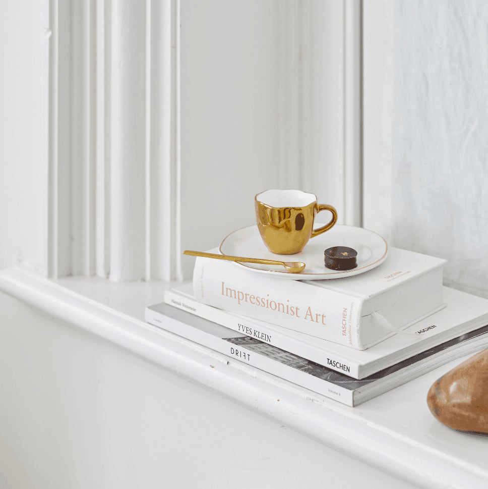 UNC | Good Morning Espressokopjes goud Set 4 stuks
