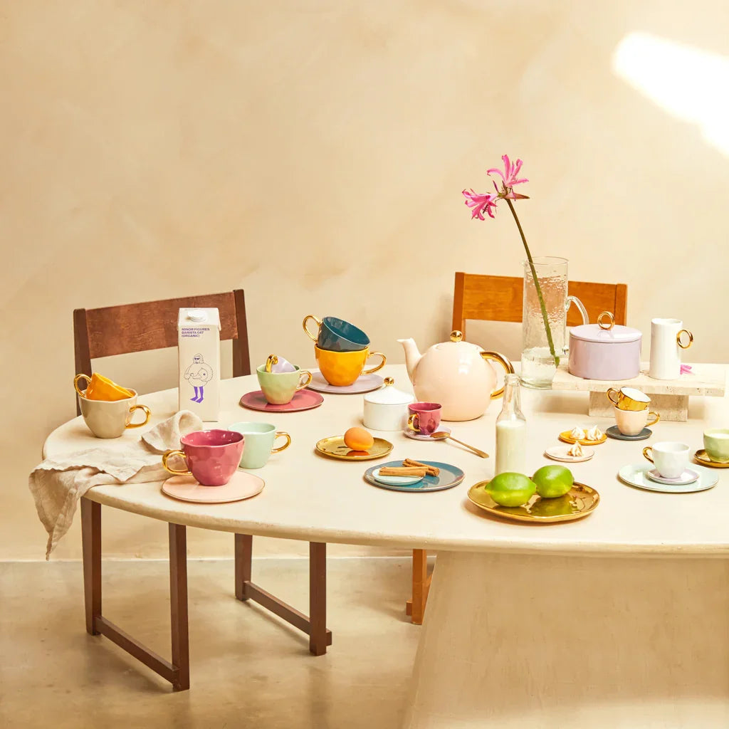 UNC | Good Morning Espressokopjes goud Set 4 stuks