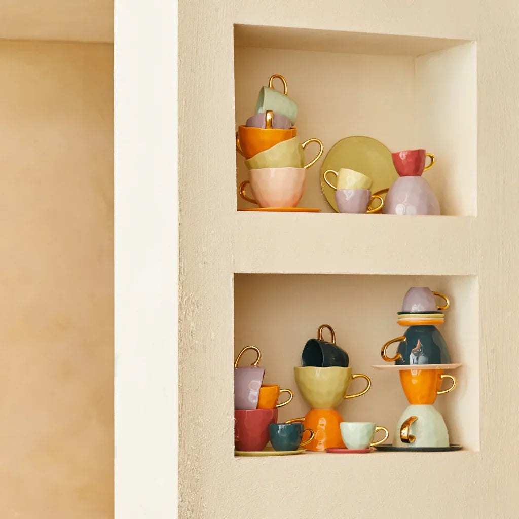 UNC | Good Morning Espressokopjes Pale green Set 4 stuks