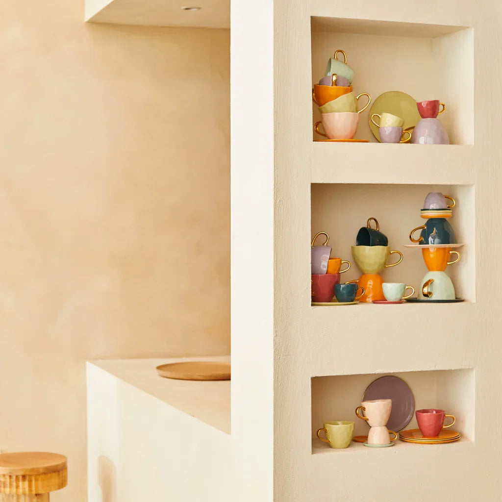 UNC | Good Morning Espressokopjes Brandied Apricot Set 4 stuks