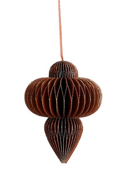 Selected by | Papieren kersthanger terra 15cm