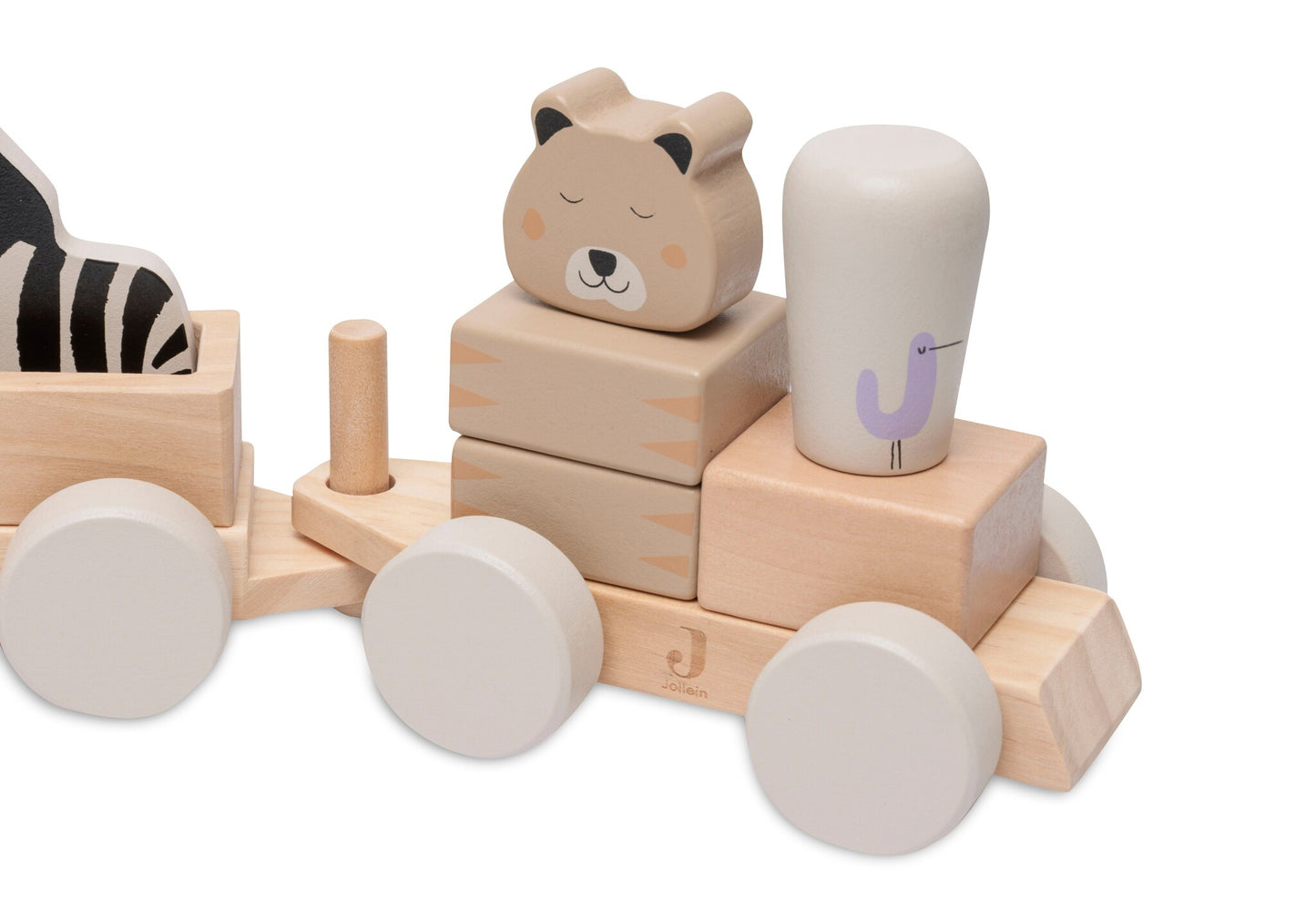 Jollein | Houten speelgoedtrein jungle jambo
