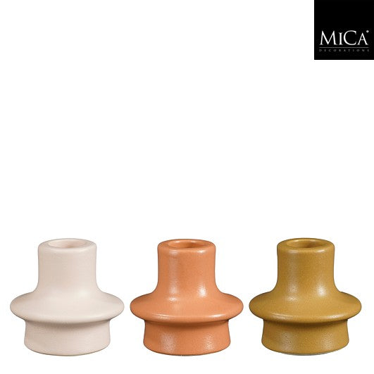 Selected by | Kandelaar oranje/bruin/roze (pst)