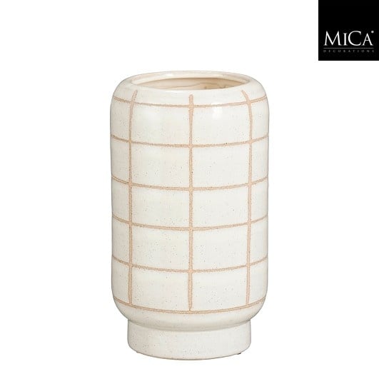 Stijl28 | Vaas Jake offwhite 24x14cm