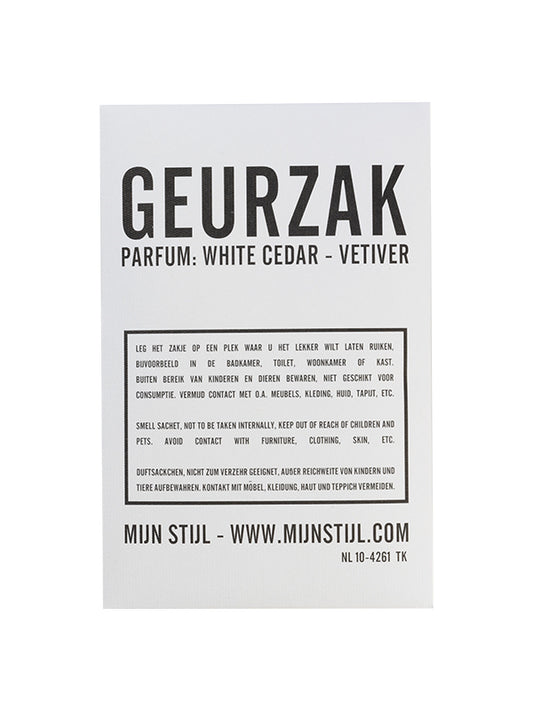 Mijn Stijl | Geurzakje White Cedar - Vetiver