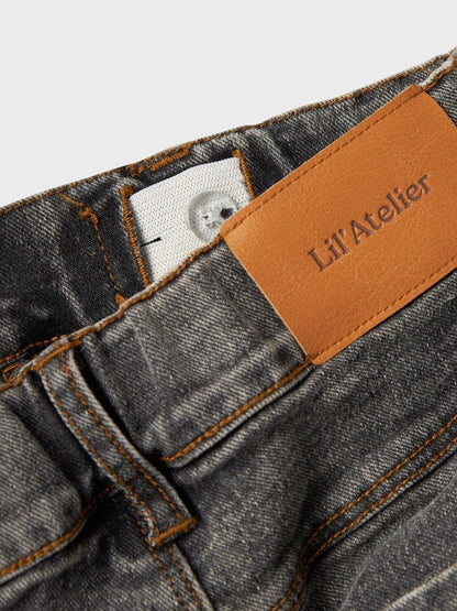 Lil Atelier | Broek Berlin baggy jeans light grey denim