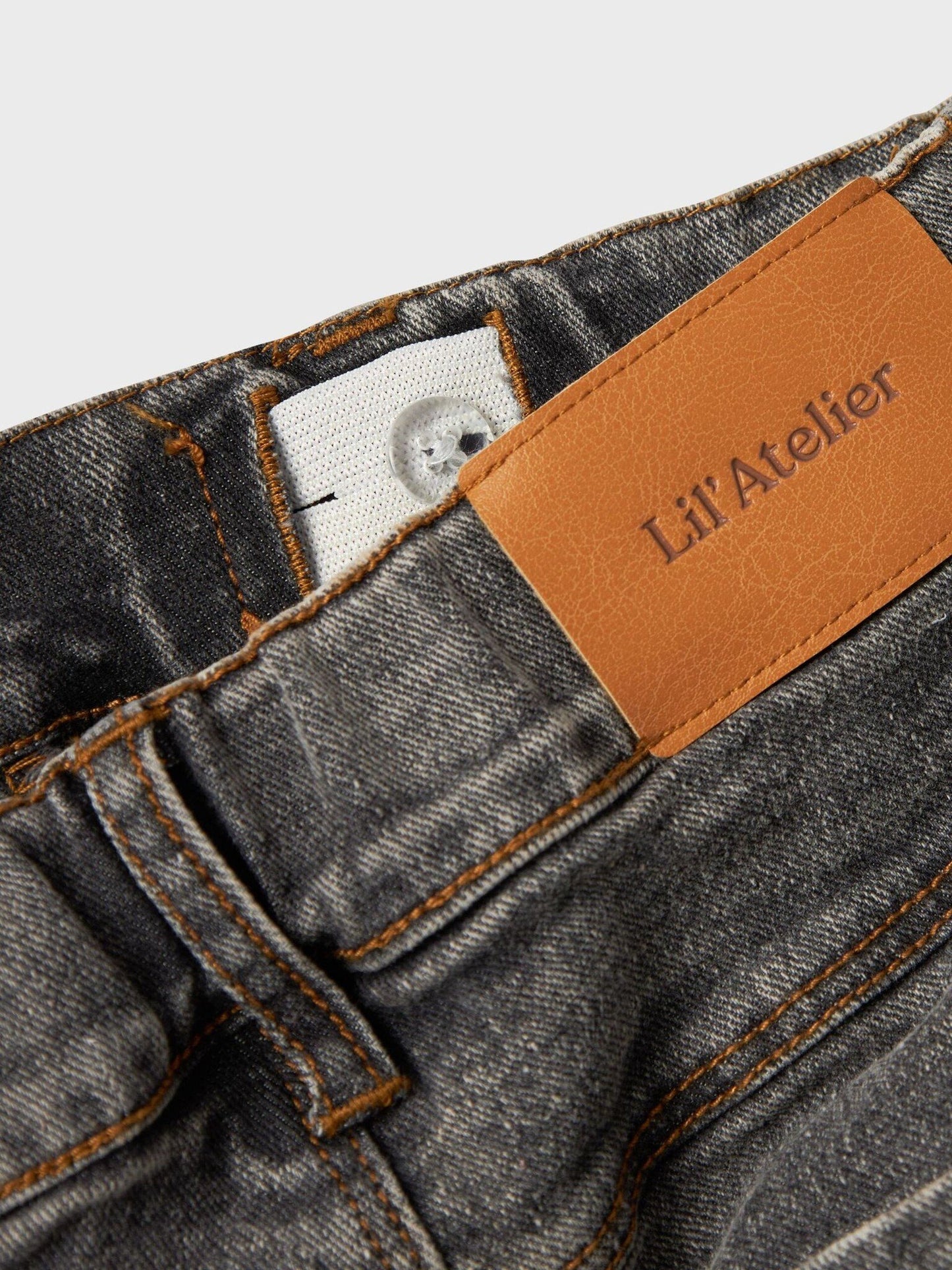 Lil Atelier | Hose Berlin Baggy Jeans, hellgrauer Denim