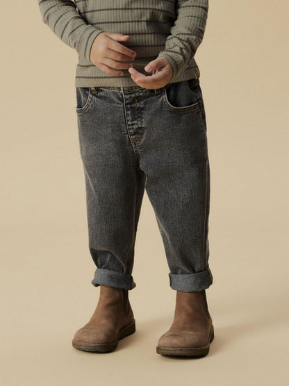 Lil Atelier | Hose Berlin Baggy Jeans, hellgrauer Denim
