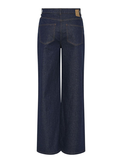 Pieces | Jeans Selma wide dark blue denim