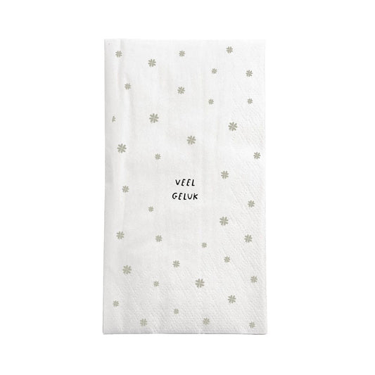 Zusss | Rechteckige Servietten Viel Glück