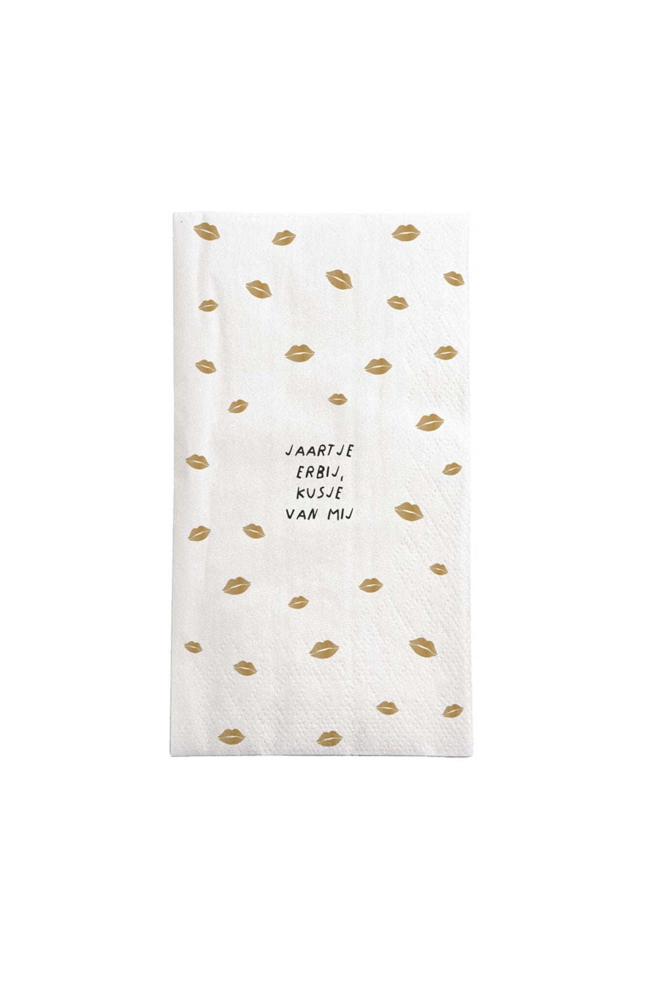 Zusss | Servetten jaartje erbij wit/goud