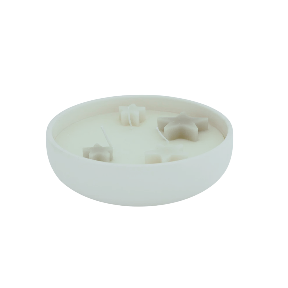 Home Society | Kerzensternschale grau