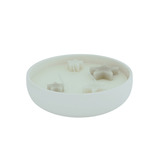 Home Society | Kerzensternschale grau