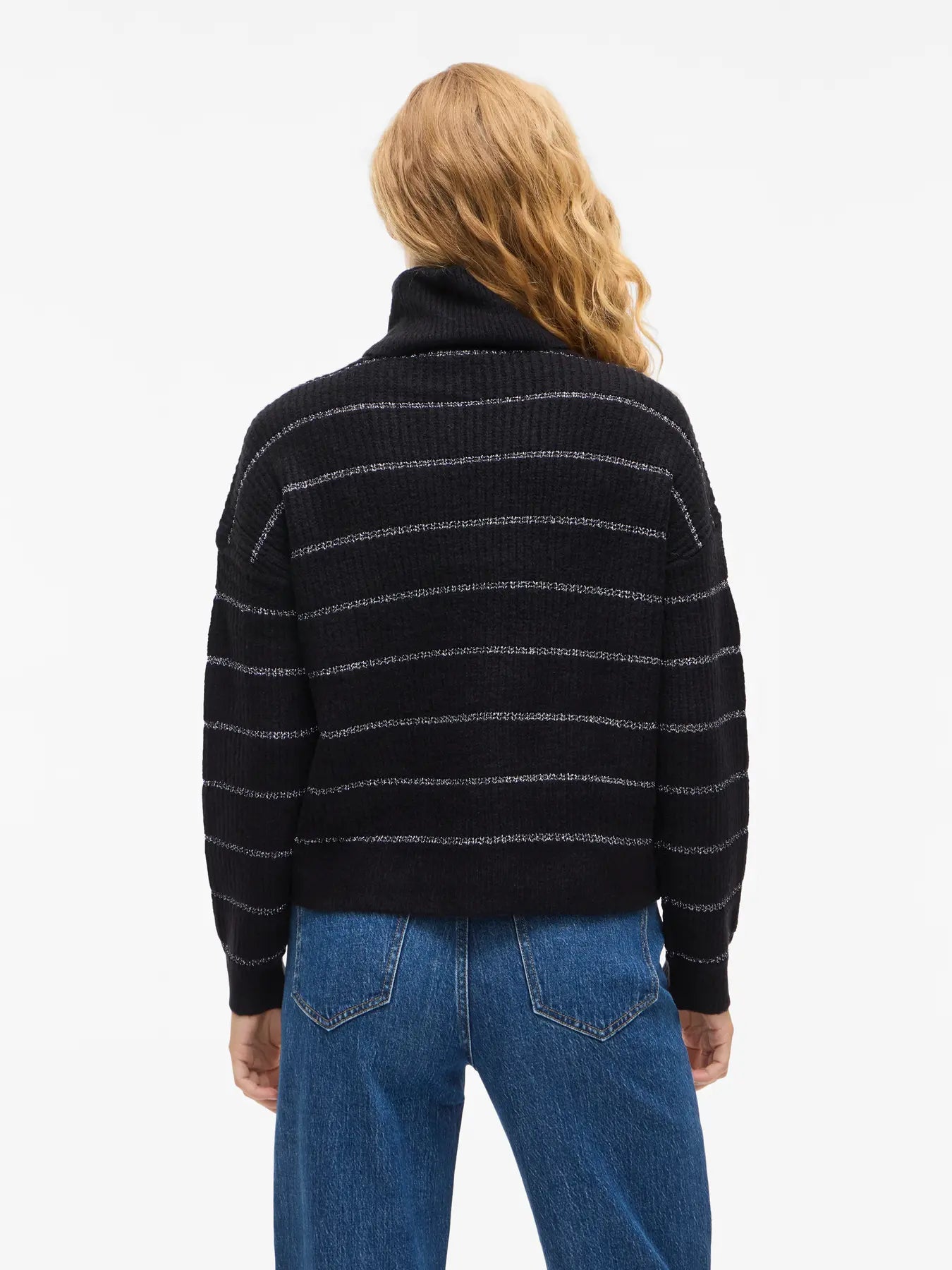 Villa | Rollkragenpullover Zaza schwarze Schönheit