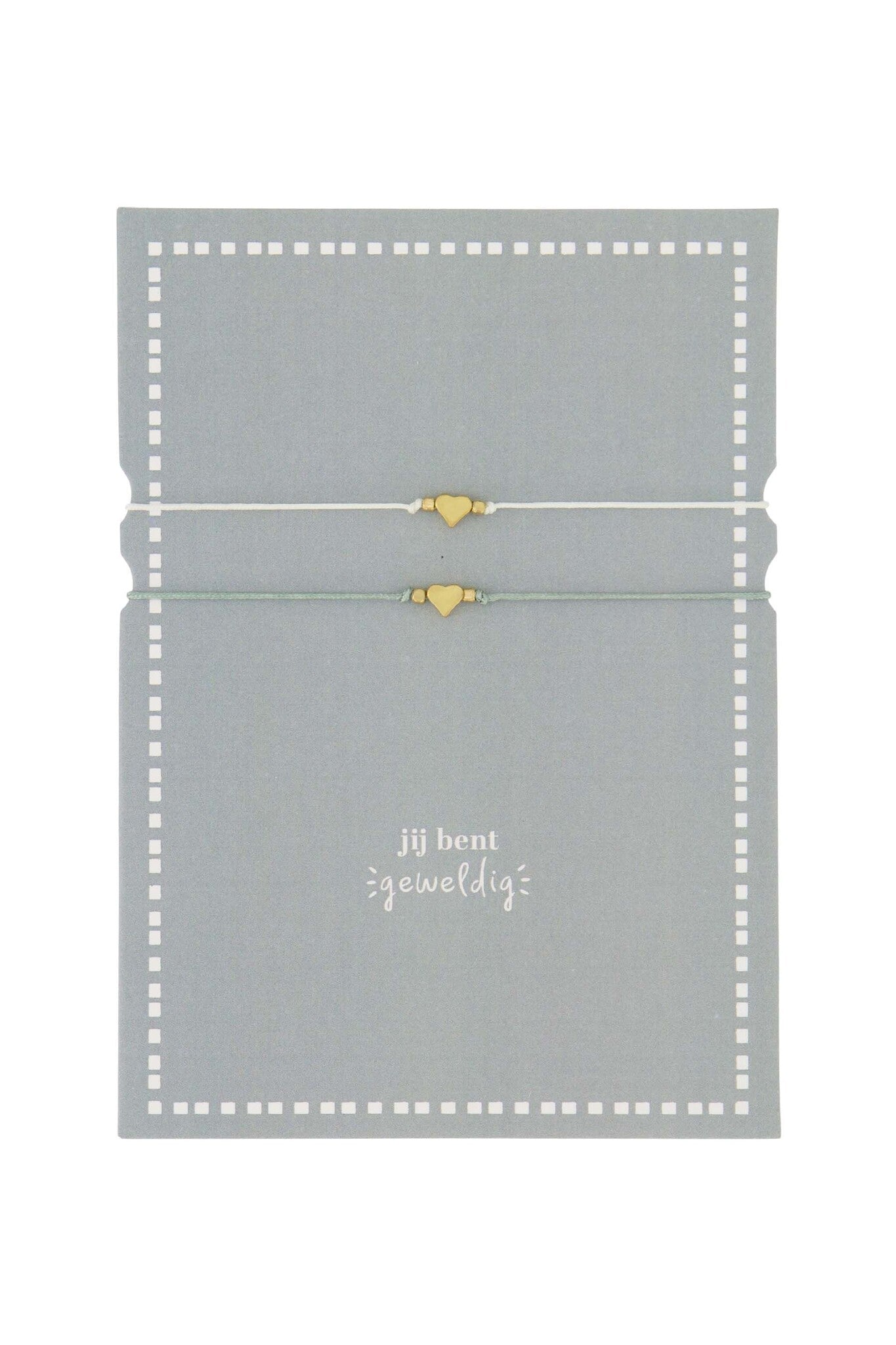 Zusss | Postkarte mit Freundschaftsarmbändern Du bist fantastisch