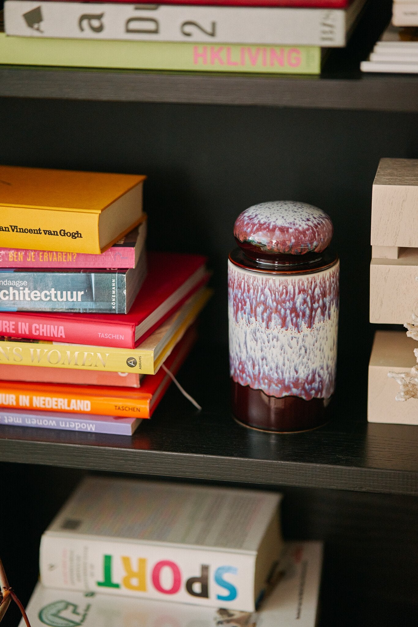 HK Living | 70's servies voorraadpot yeti