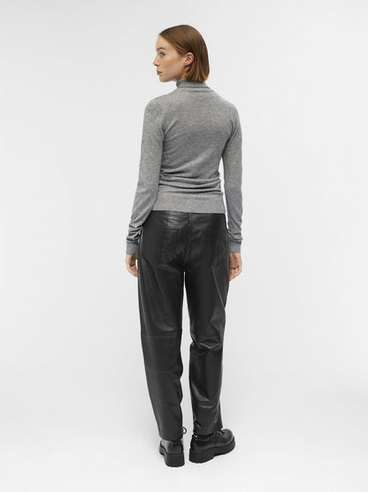 Objekt | Thess grauer Rollkragenpullover