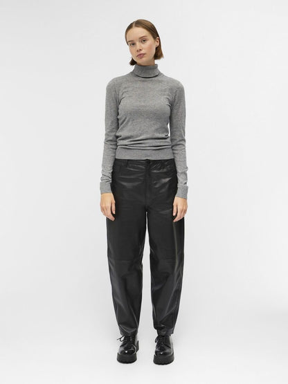 Objekt | Thess grauer Rollkragenpullover