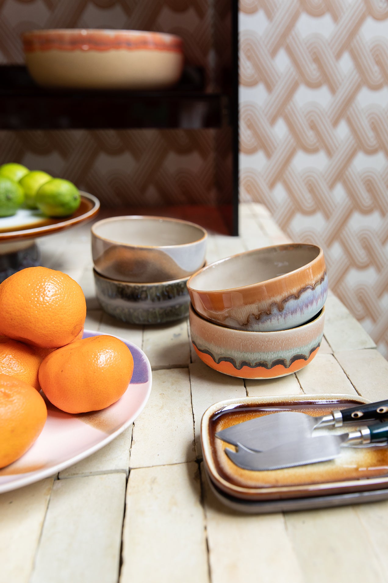 HK Living | 70's servies dessertkom Ash