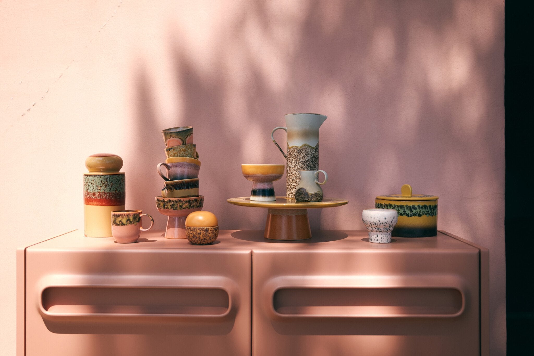 HK Living | 70's servies voorraadpot cove