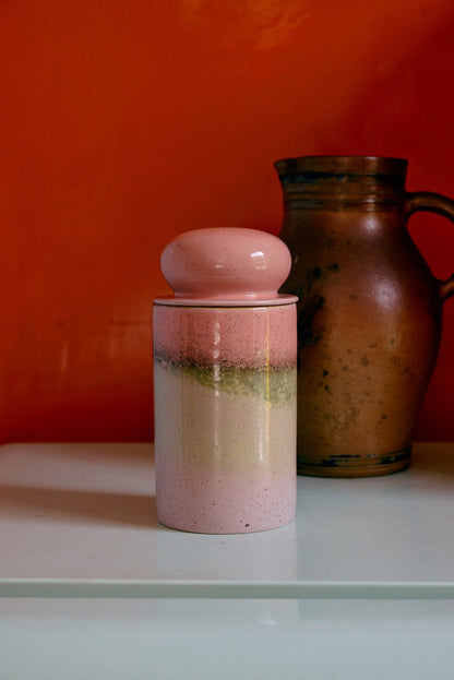 HK Living | 70's servies voorraadpot Glaze