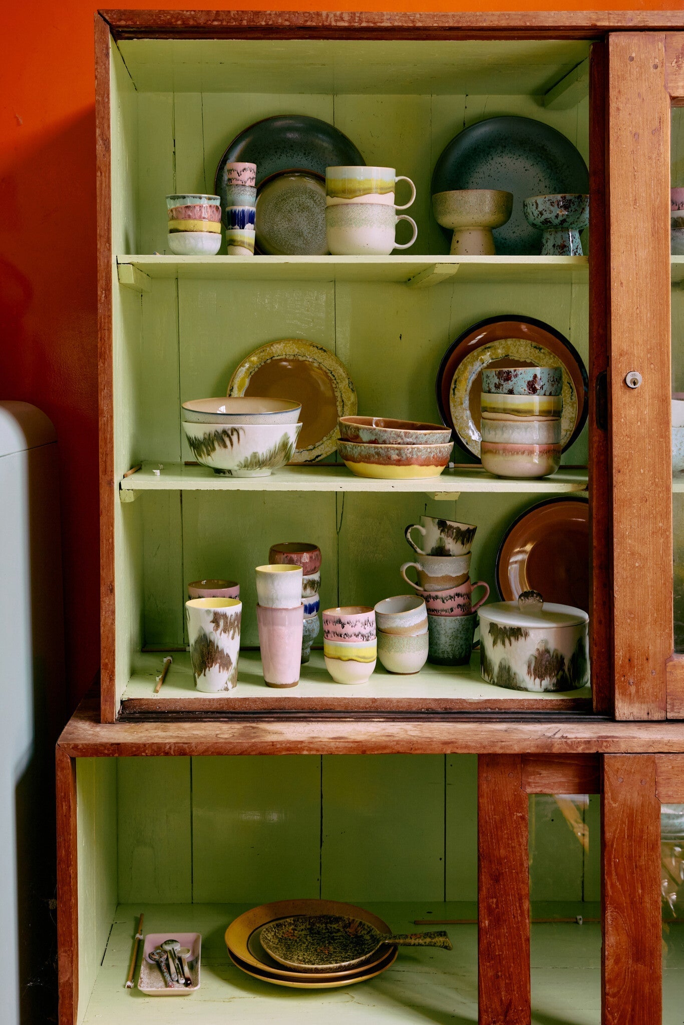 HK Living | 70's servies XS bowls modernist set van 4