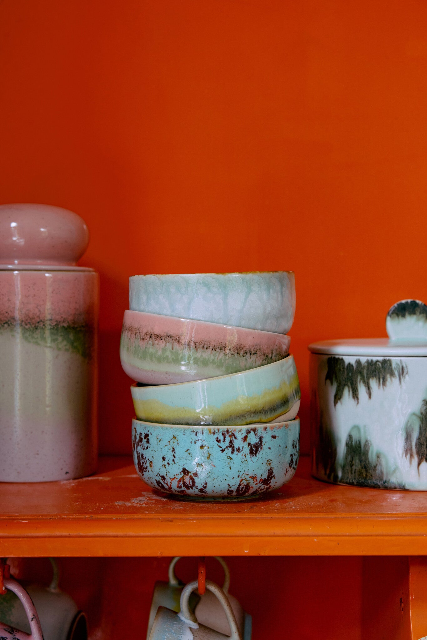 HK Living | 70's servies dessertkom Patina
