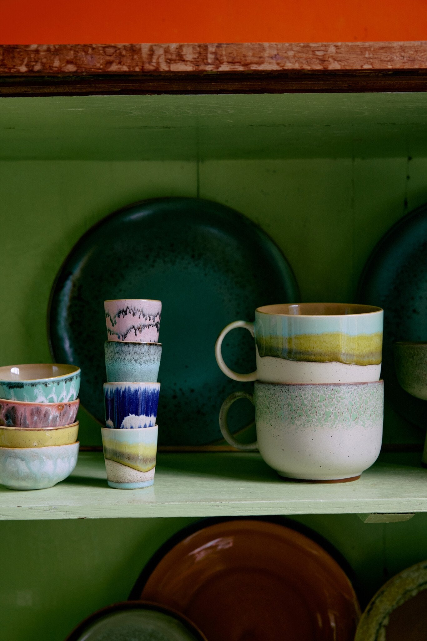 HK Living | 70's servies theekop XL Glint