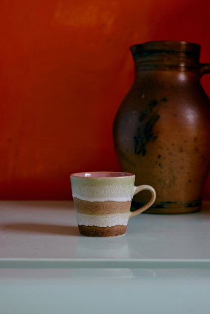 HK Living | 70's servies americanokopje Umber