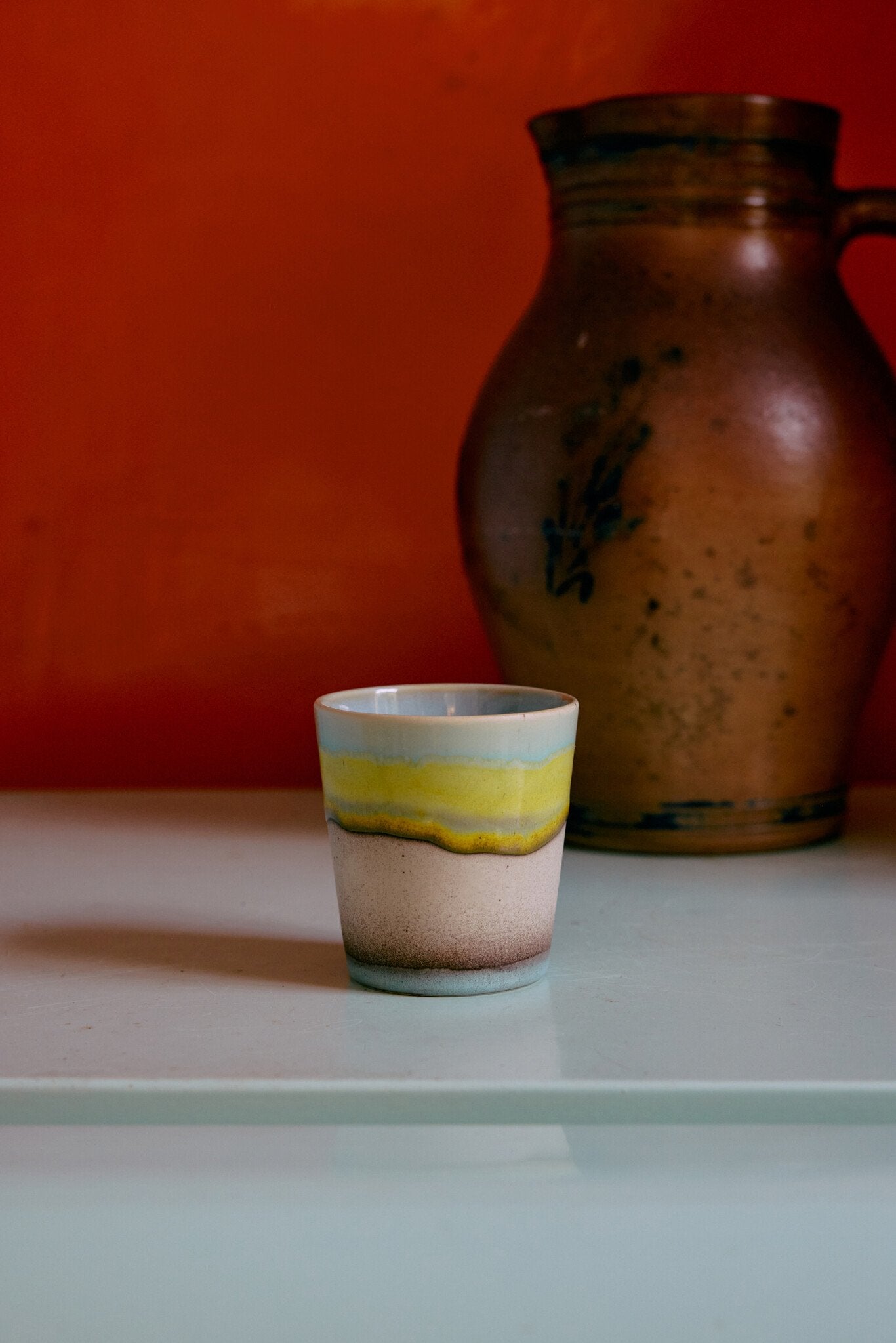 HK Living | 70's servies koffiekopje Glint