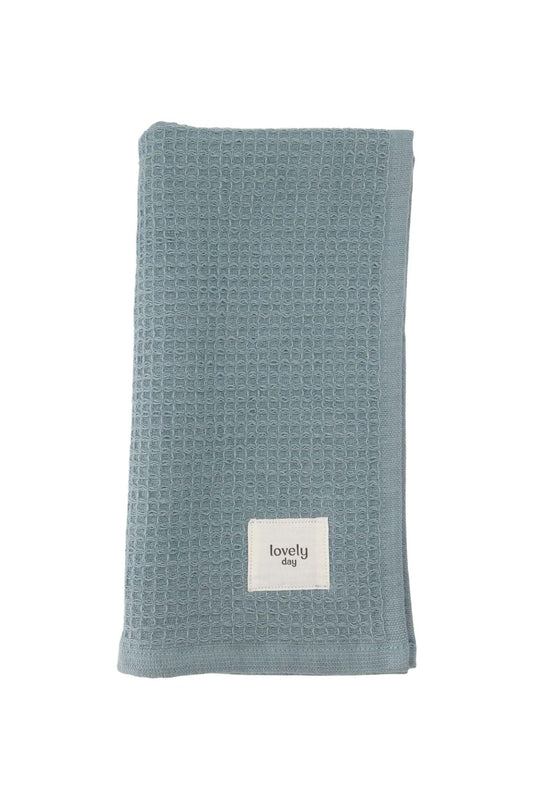 Zusss | Gästetuch Schöner Tag graublau