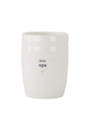 Zusss | Koffiemok lieve opa wit / lichtgroen