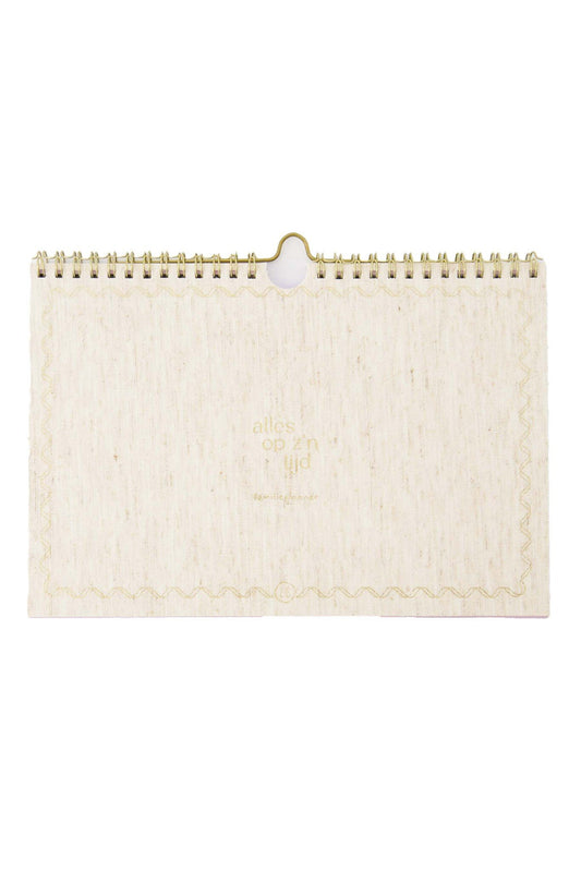 Zusss | Familieplanner alles op z'n tijd linnen