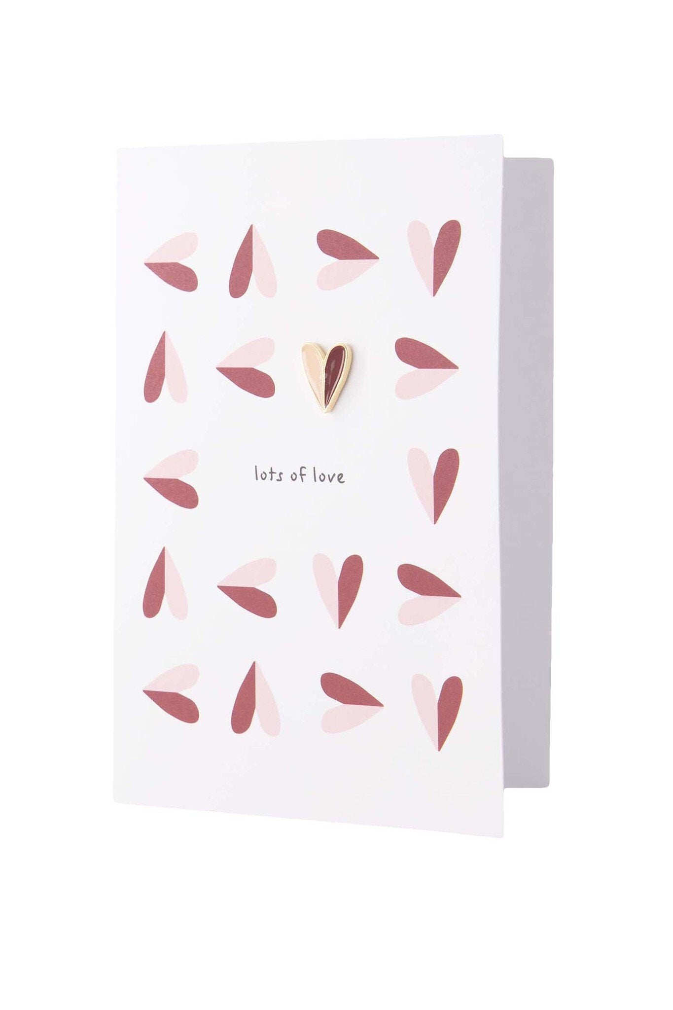 Zusss | Wenskaart broche lots of love