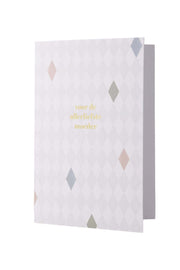 Zusss | Wenskaart liefste mama wit/goud