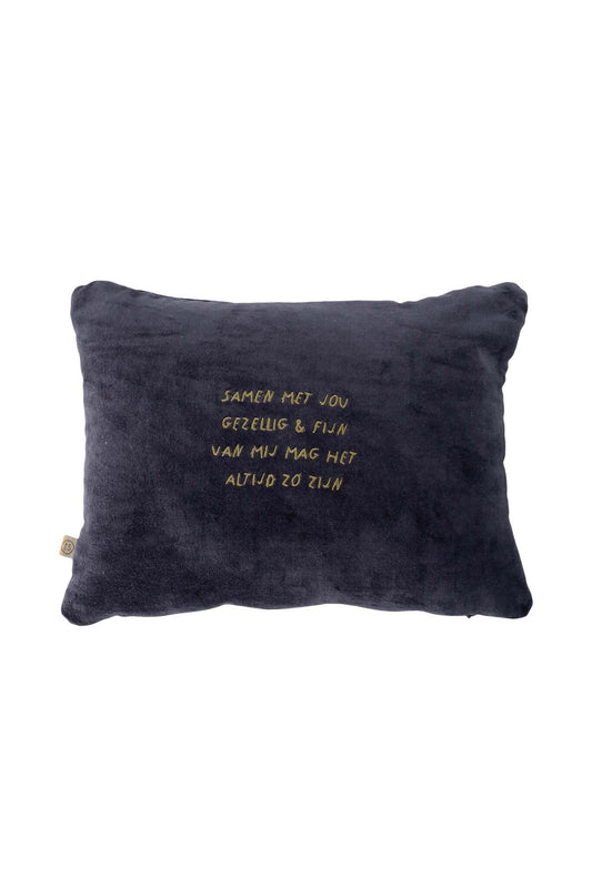 Zusss | Kussen samen met jou blauw