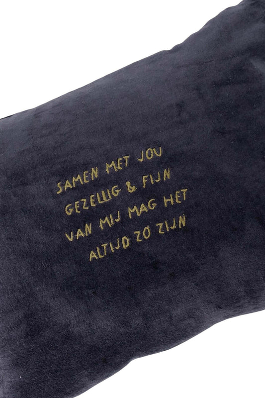 Zusss | Kussen samen met jou blauw