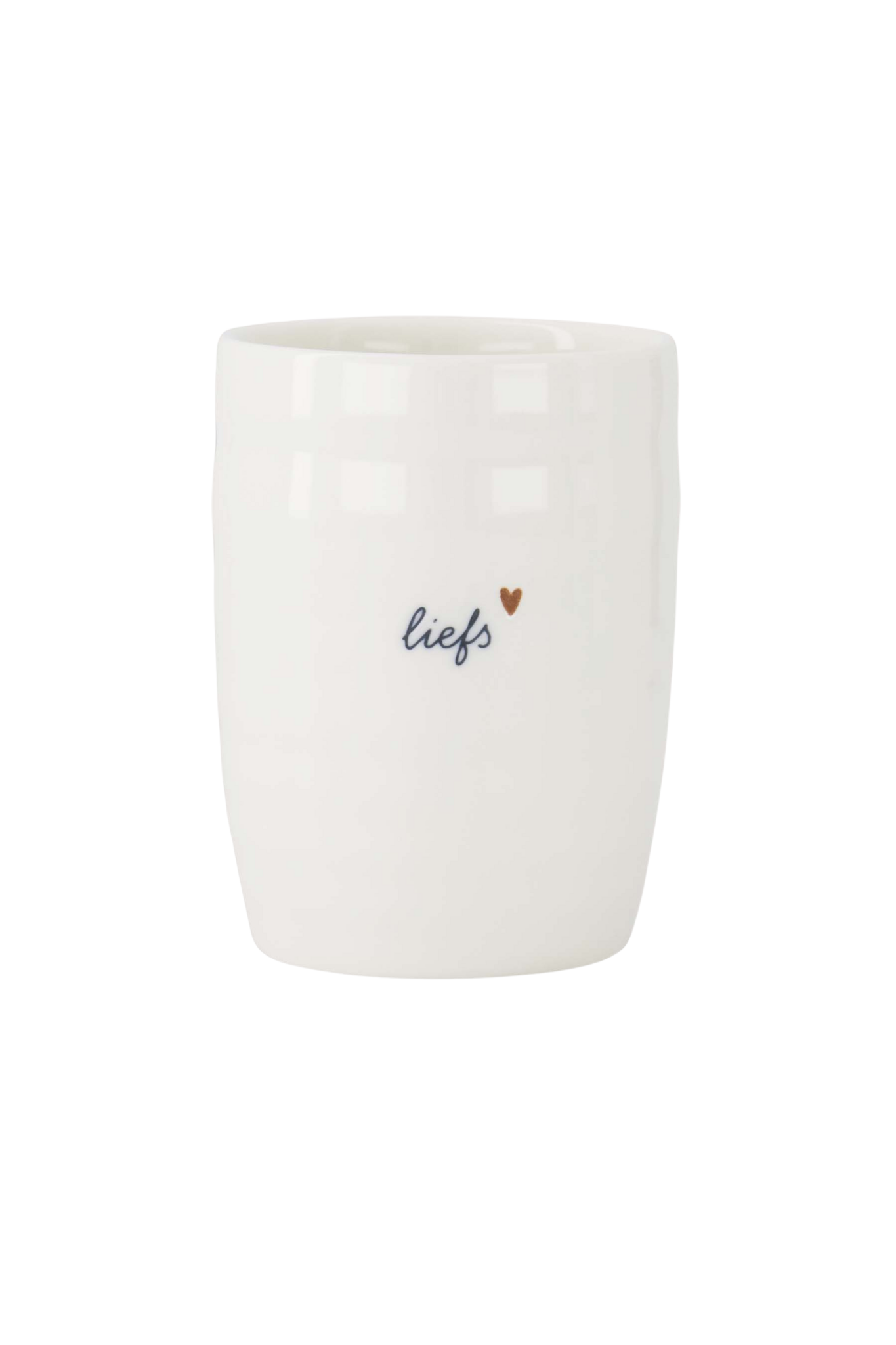 Zusss | Koffiemok liefs wit / bruin