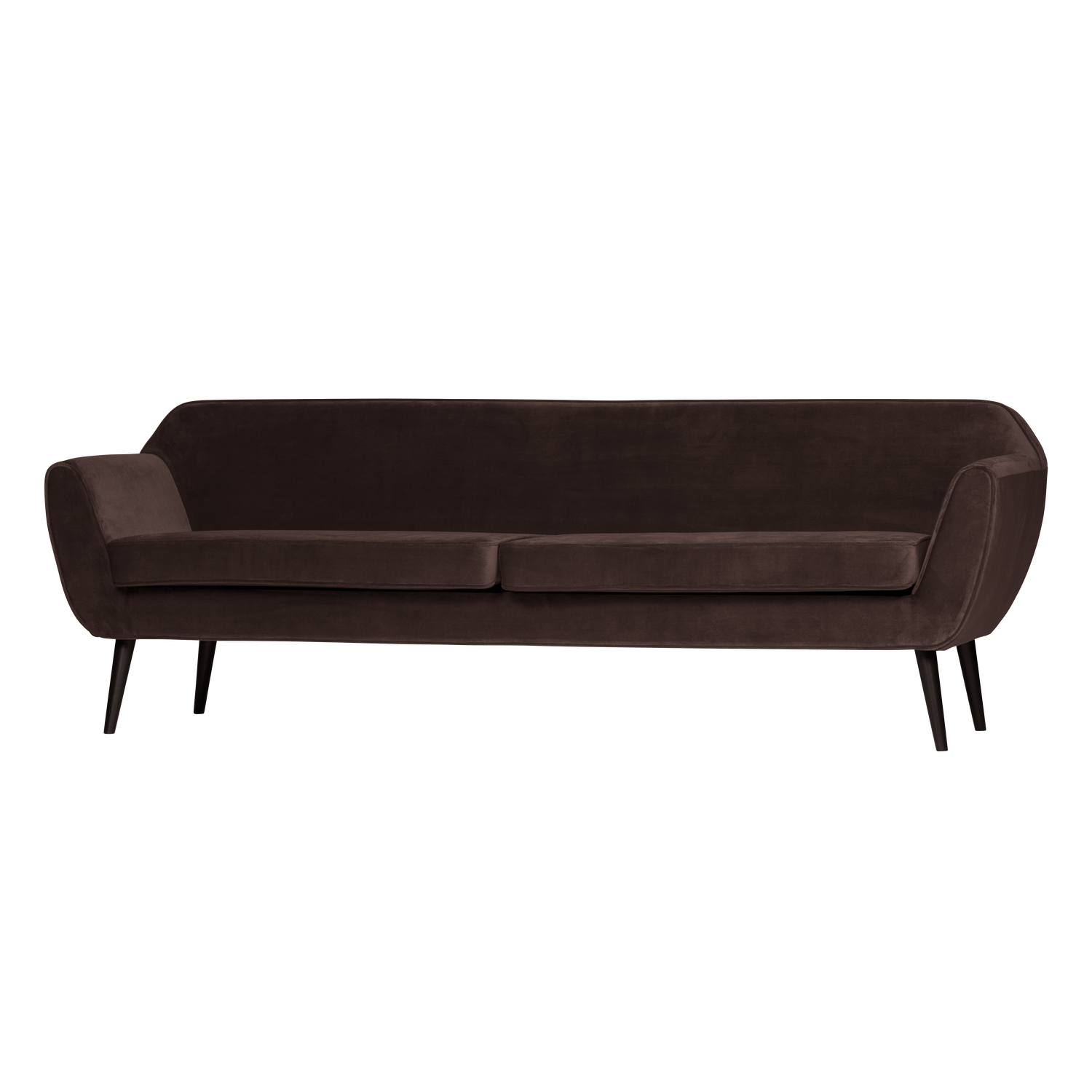 Woood Rocco XL Bank 230 cm Velvet Donkerbruin
