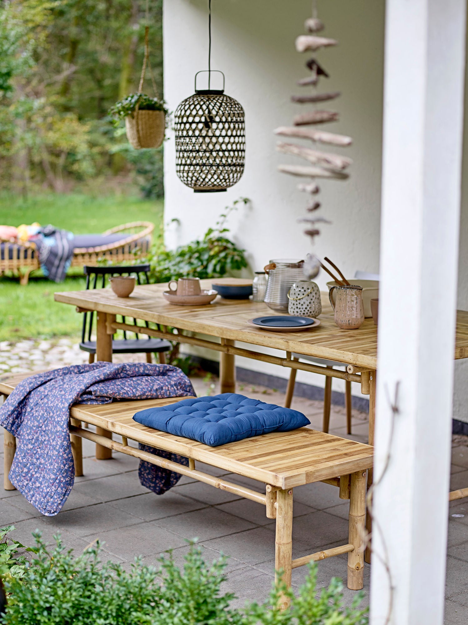 Bloomingville Eettafel Sole bamboe 200cm