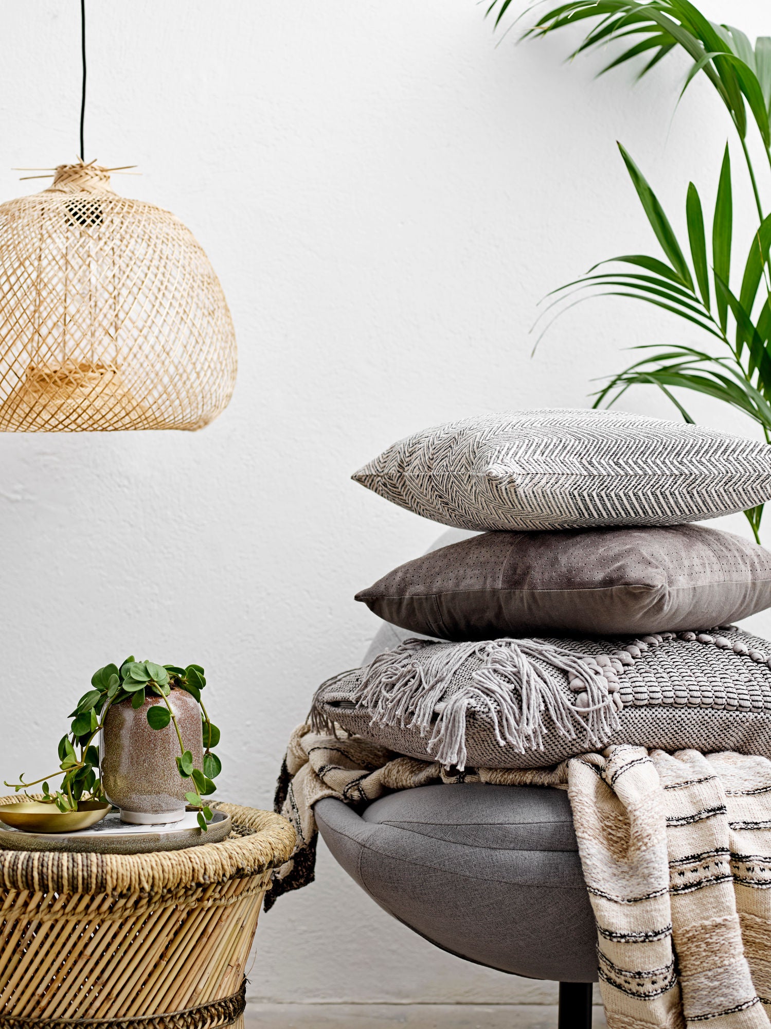 Bloomingville Hanglamp Rodi bamboe